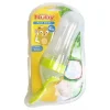 Alimentador De Silicona Con 2 Cucharas Verde