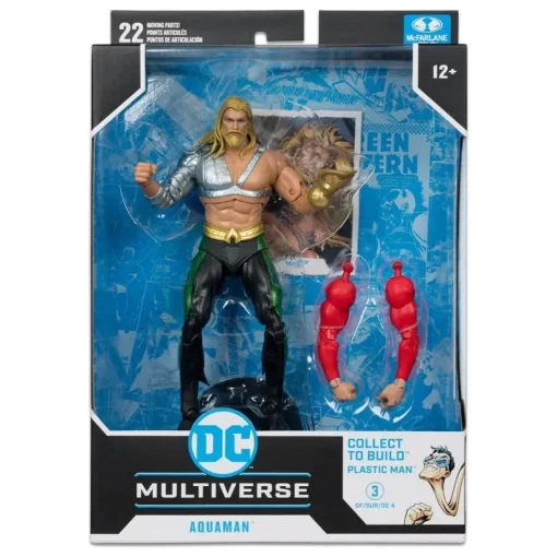 Aquaman Fig. 7" Mcfarlane  Dc Construye Hombre Plástico
