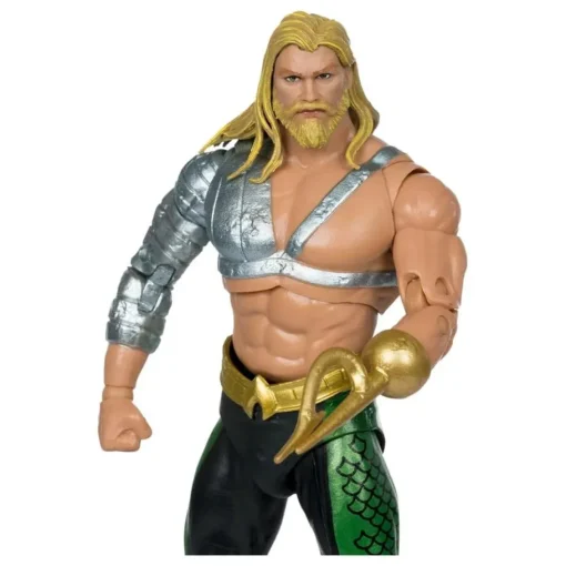 Aquaman Fig. 7" Mcfarlane  Dc Construye Hombre Plástico
