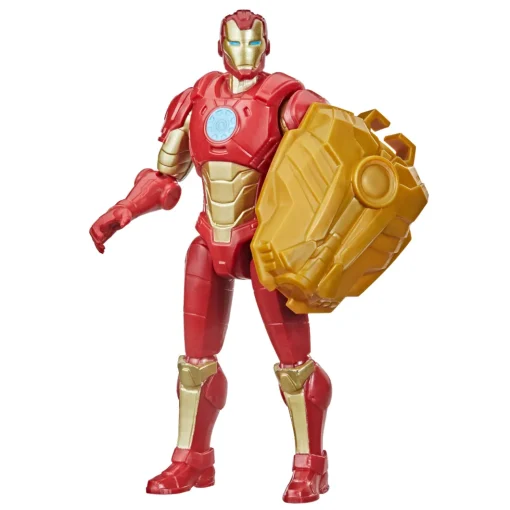 Avengers Mech Strike Figura Iron Man Con Accesorio