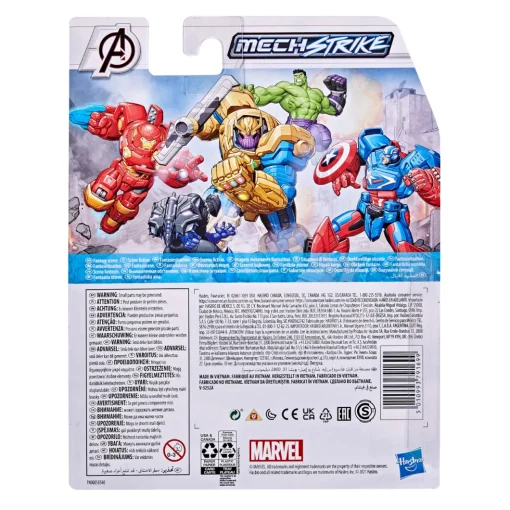 Avengers Mech Strike Figura Iron Man Con Accesorio