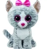 Beanie Boos Kiki Gato Gris Grande