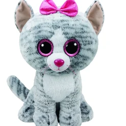 Beanie Boos Kiki Gato Gris Grande