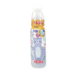Biberon Redonda Transparente Osa Con Tetina De Silicona 240Ml