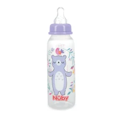 Biberon Redonda Transparente Osa Con Tetina De Silicona 240Ml