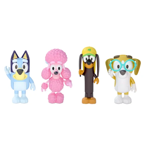 Bluey Familia Figura X 4 - Friends