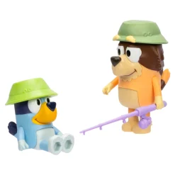 Bluey Set Figura X 2 S11 Pescando Con El Abuelo