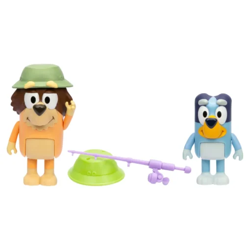 Bluey Set Figura X 2 S11 Pescando Con El Abuelo