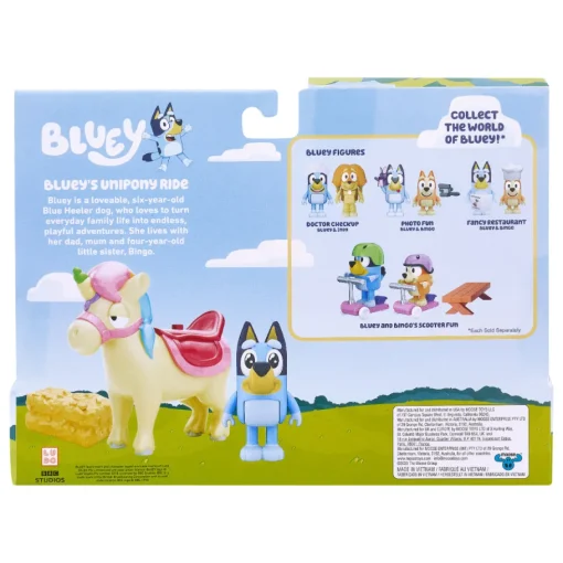 Bluey Vehículo Con Figura Blueys Unipony Ride