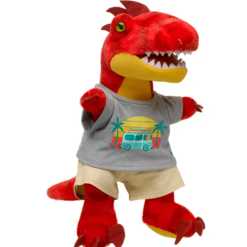 Build-A-Bear Dino Rojo