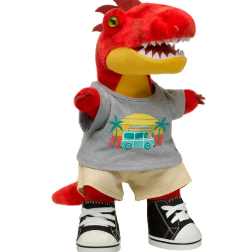 Build-A-Bear Dino Rojo
