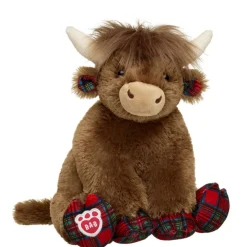 Build-A-Bear Navidad Vaca Tierras Altas