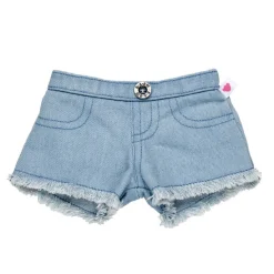 Build-A-Bear Ropa Bermuda Jean Flecos