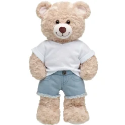 Build-A-Bear Ropa Bermuda Jean Flecos