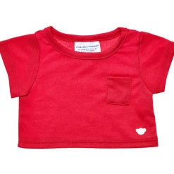 Build-A-Bear Ropa Camiseta Roja