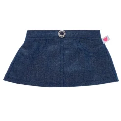 Build-A-Bear Ropa Falda Demin