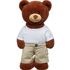 Build-A-Bear Ropa Pantaloneta Khaki