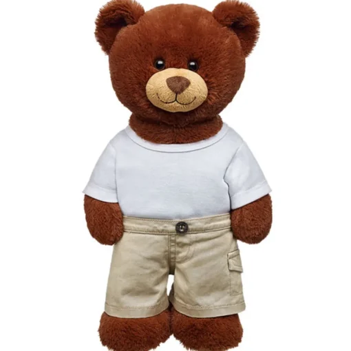 Build-A-Bear Ropa Pantaloneta Khaki