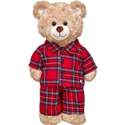 Build-A-Bear Ropa Pijama Roja Cuadros