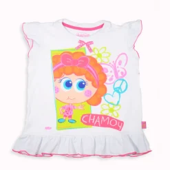 Camiseta Manga Corta Básica Chamoy Nina Distroller Moda3 T8