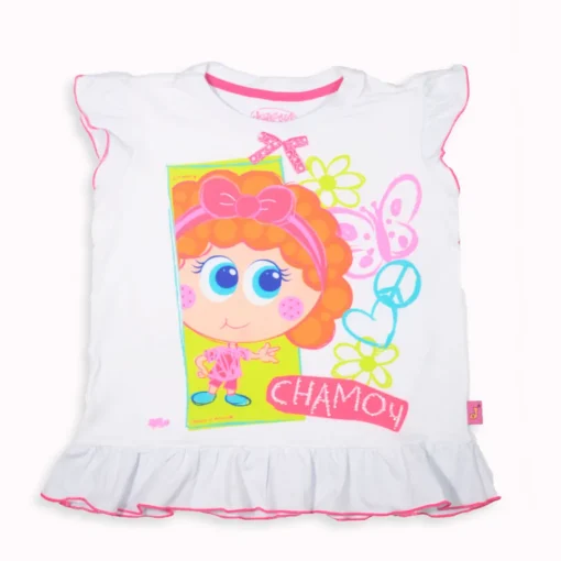 Camiseta Manga Corta Básica Chamoy Nina Distroller Moda3 T8