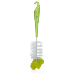 Cepillo Para Biberones Y Tetinas Con Punta De Esponja Verde