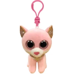 Clip Peluche Fiona Cat Pink