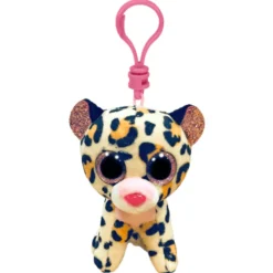 Clip Peluche Livvie Leopard Brown and Pink