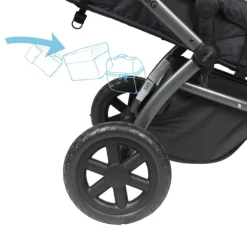 Coche Travel System Epic 5G Negro