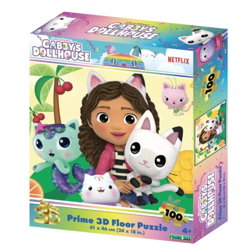 3D Rompecabezas Gabbys Dollhouse Frutas W1 X 100Pc