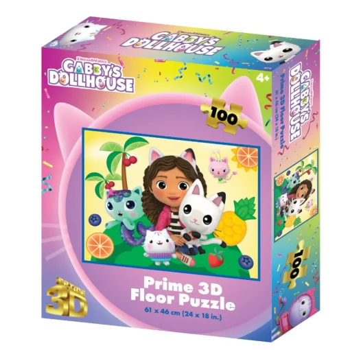3D Rompecabezas Gabbys Dollhouse Frutas W1 X 100Pc