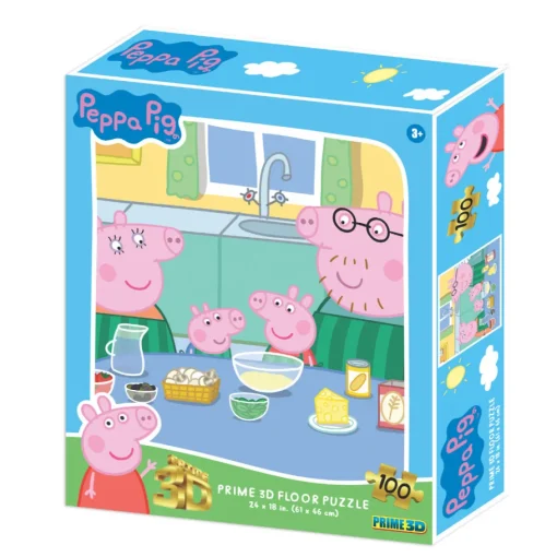 3D Rompecabezas Peppa Pig Desayuno W1 X 100Pc