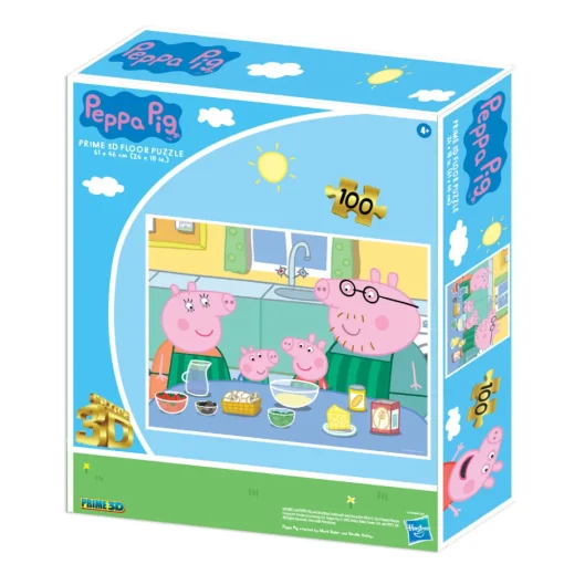 3D Rompecabezas Peppa Pig Desayuno W1 X 100Pc
