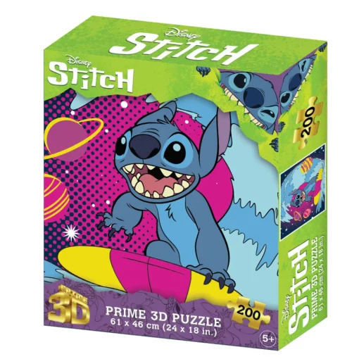 3D Rompecabezas Stitch Surf Espacio W1 X 200Pc
