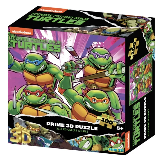 3D Rompecabezas Tortugas Ninja Clásicas W1 X 100Pc