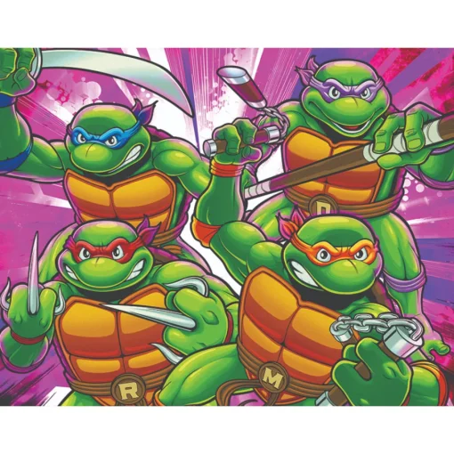 3D Rompecabezas Tortugas Ninja Clásicas W1 X 100Pc