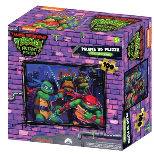 3D Rompecabezas Tortugas Ninja Película W1 X 100Pc