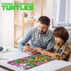 3D Rompecabezas Tortugas Ninja Clásicas W1 X 100Pc