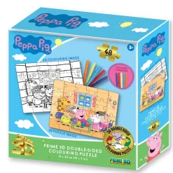 3D Rompecabezas Y Coloreable Peppa Pig Amigos W1 X 48Pc