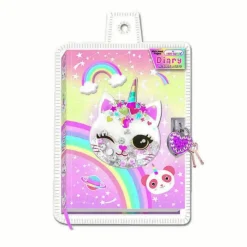 Diario Con Candado Y Llaves Caticorn