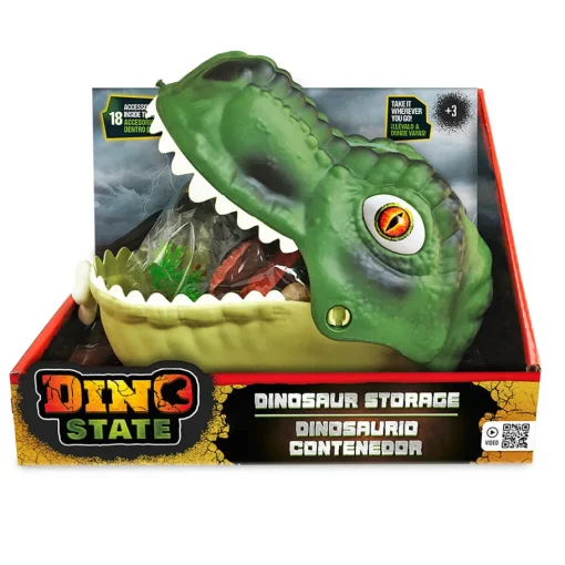 Dino State: Cabeza De Dinosaurio X18 Figuras