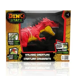 Dino State: Dinosaurio Rojo Camina Luz Y Sonido