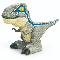 Dino State: Dinosaurio Velociraptor Azul Con Luz Y Sonido