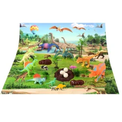 Dino State: Huevo Contenedor De Dinosaurios X22 Figuras