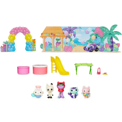 Gabby`S Doll House Set Figuras Cumpleaños
