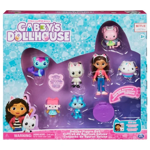 Gabbys Dollhouse Set Figuras De Lujo