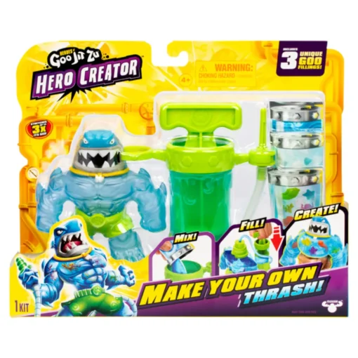 Goo Jit Zu Set Creador Héroe X 1 Rock Jaw
