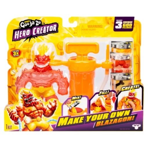 Goo Jit Zu Set Creador Héroe X 1 Blazagon