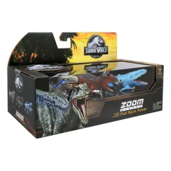 Jurassic Zoom Riders Dino Vehículo. X3 - Blue/Mosasaurus/Carnotaurus