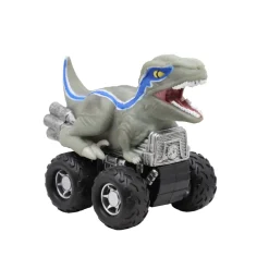 Jurassic Zoom Riders Dino Vehículo. X3 - Blue/Mosasaurus/Carnotaurus